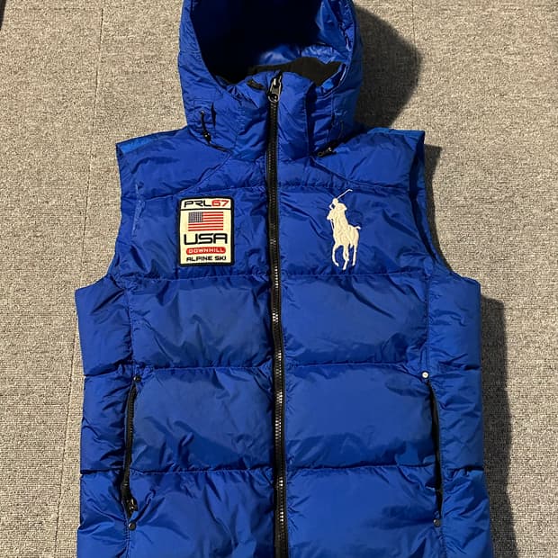 폴로 치프키프 빅포니 usa 패딩 조끼