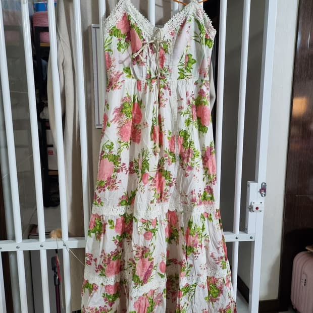 pumpkin 꽃무늬 맥시 원피스