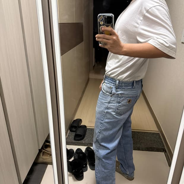 빈티지 칼하트 b17 데님 팬츠