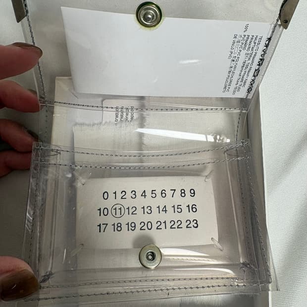 메종마르지엘라 pvc지갑