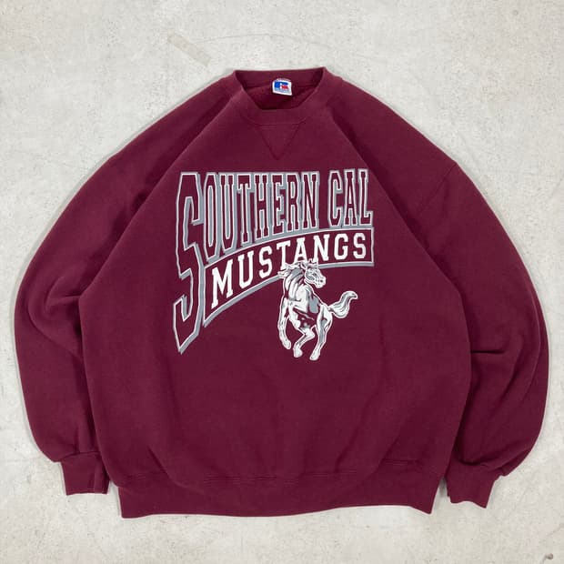 90s Russell Sweatshirt (burgundy)