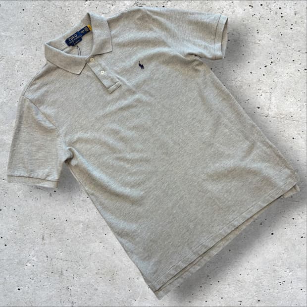 [XL] 폴로 랄프로렌 큐알 그레이 반팔 카라티 E797