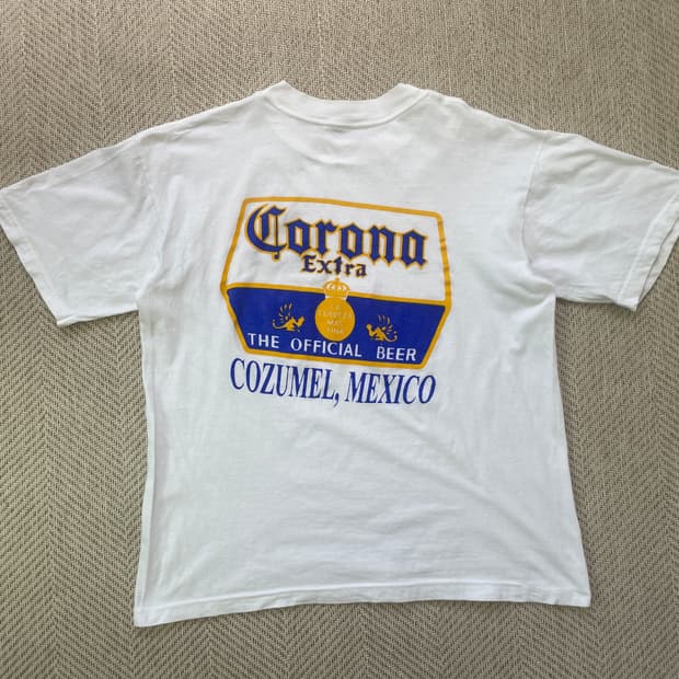 Vintage Bear Corona Extra tour T-shirt 