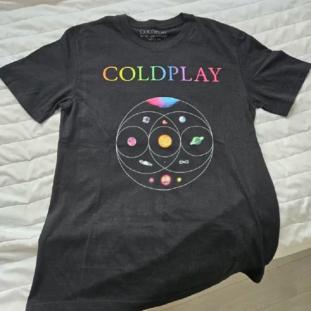 콜드플레이 모츠 티셔츠 S