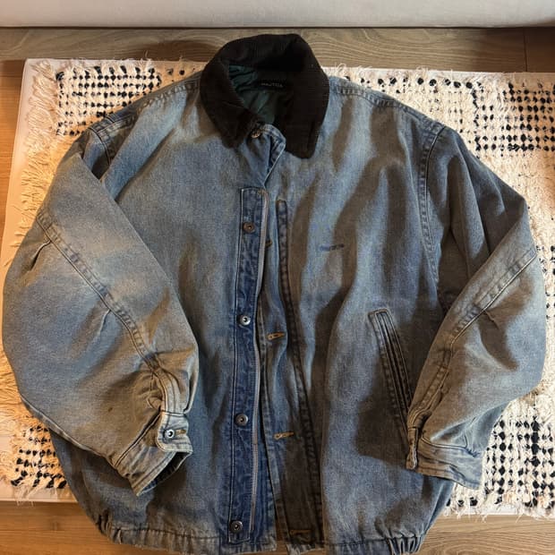 노티카 데님 블루종 L