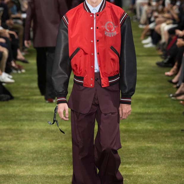 디올 파리스 컬렉션 가죽 블루종 자켓