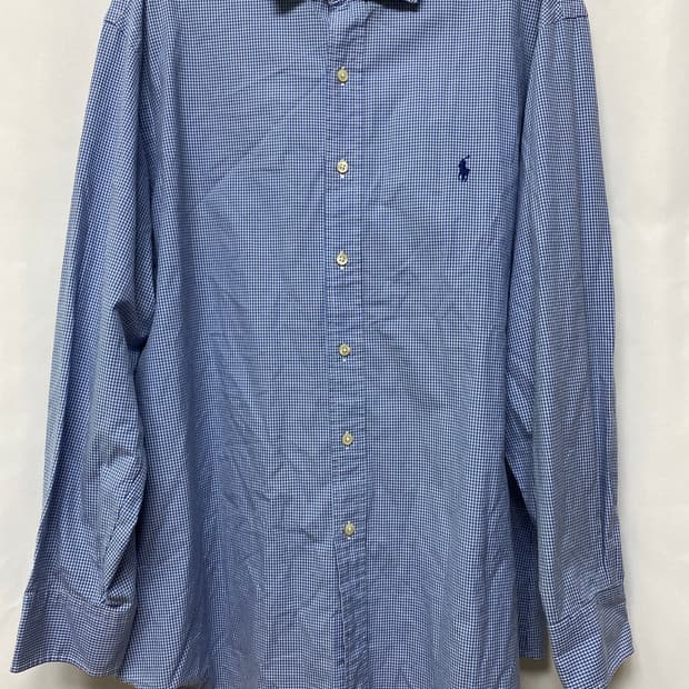 폴로 랄프로렌 셔츠 블루 17 1/2 [XL-XXL]