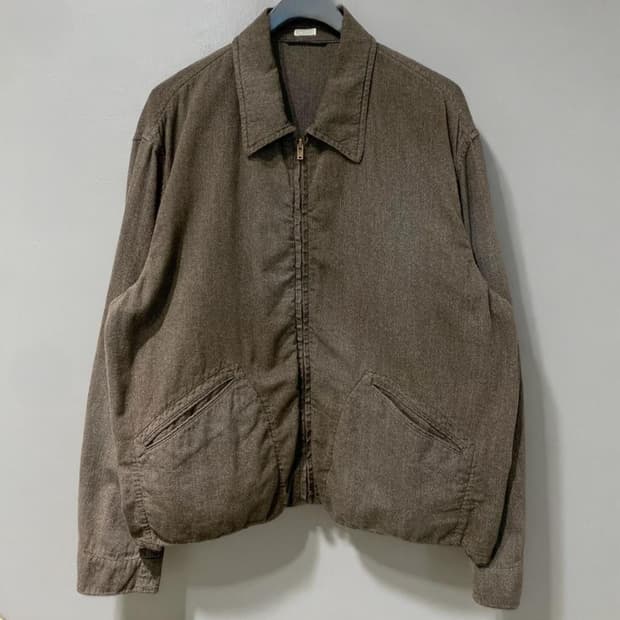 25aw Vintage Black Chambray Sports jkt