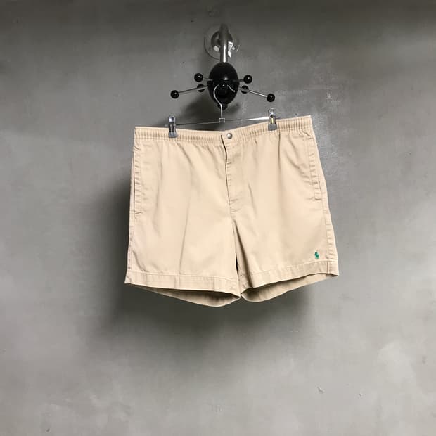폴로 랄프로렌 포니 반바지 베이지 M