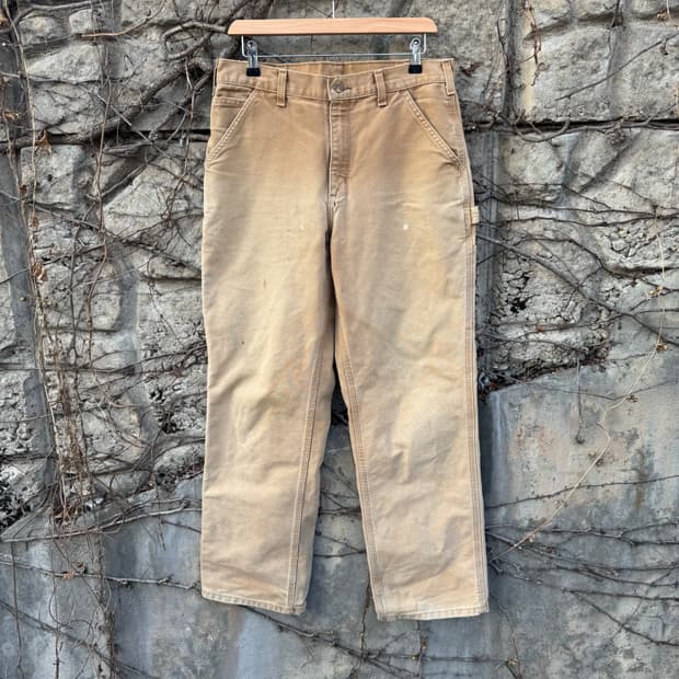 칼하트 빈티지 b11 브라운 싱글니 카펜터 워크 팬츠 32