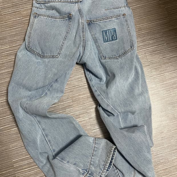 새거)플라스틱프로덕트 MPa DRIFT DENIM 드리프트 데님팬츠 S