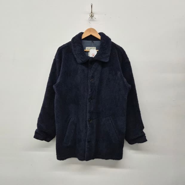 엘엘빈 네이비 플리스 자켓 남성 XL