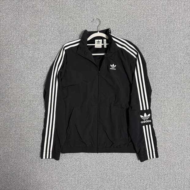 아디다스 파이어버드 락업 바람막이 자켓 블랙 M 트랙탑