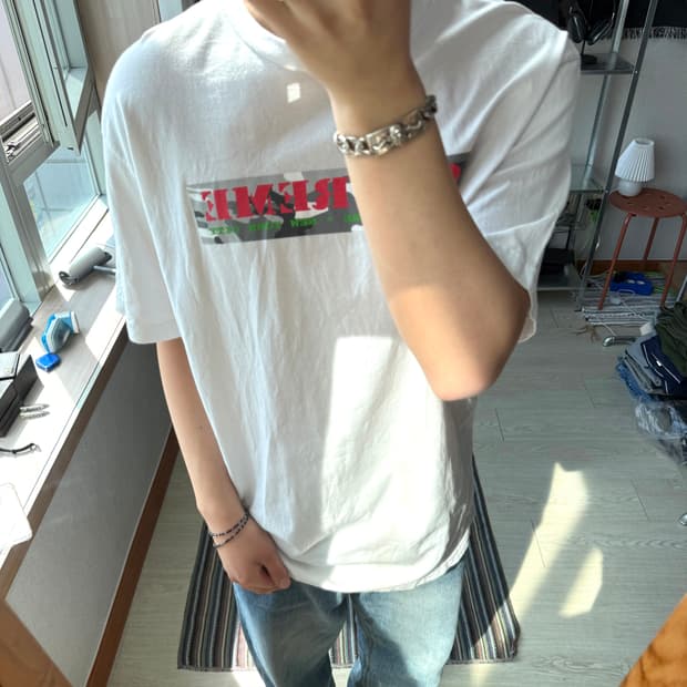 슈프림 하드코어 반팔 티셔츠