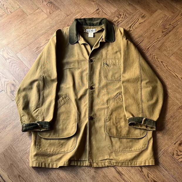 [2XL]90's 엘엘빈 Made in USA 썬페이딩 헌팅 자켓