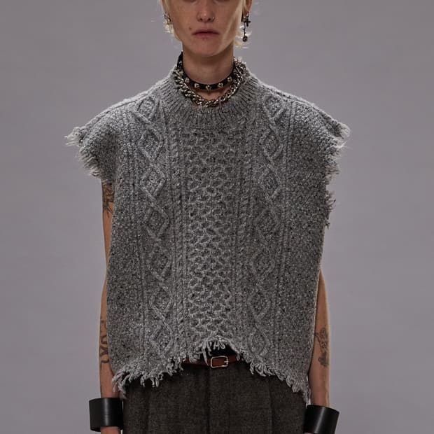 r13 케이블 스웨터 베스트 s