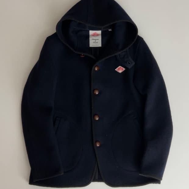 단톤 여성 후드 울 모사 자켓 42