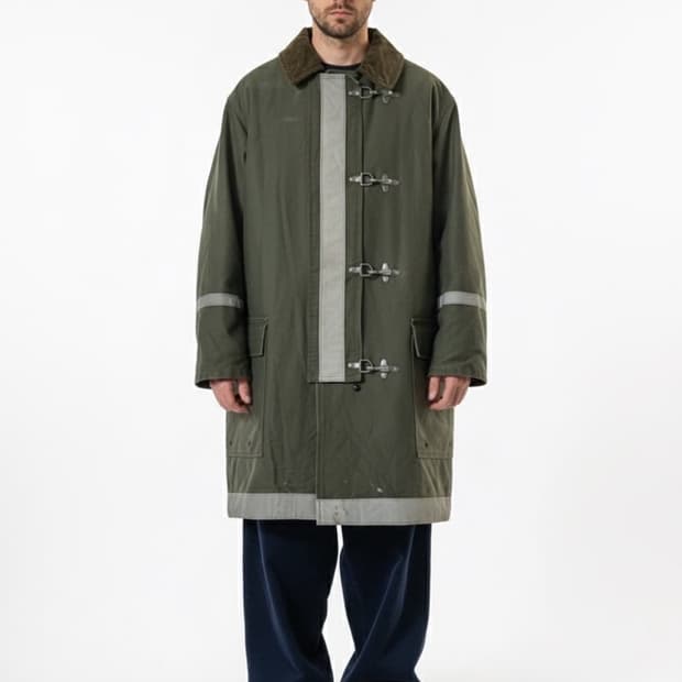 80's 미군용 빈티지 파이어맨 토글 코트