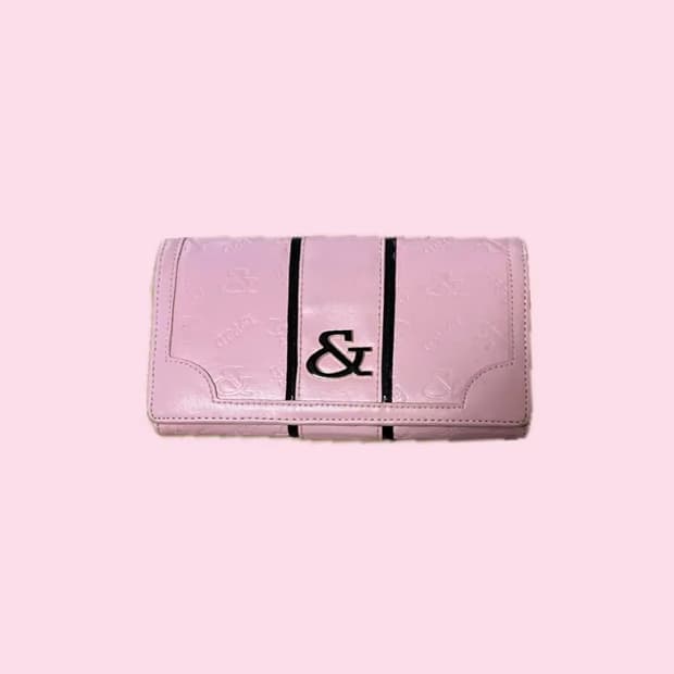 핑키앤다이안 연핑 핑크 로고 장지갑 히메갸루 