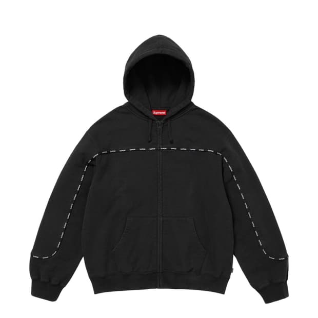 25FW 슈프림 파이핑 집업 후드