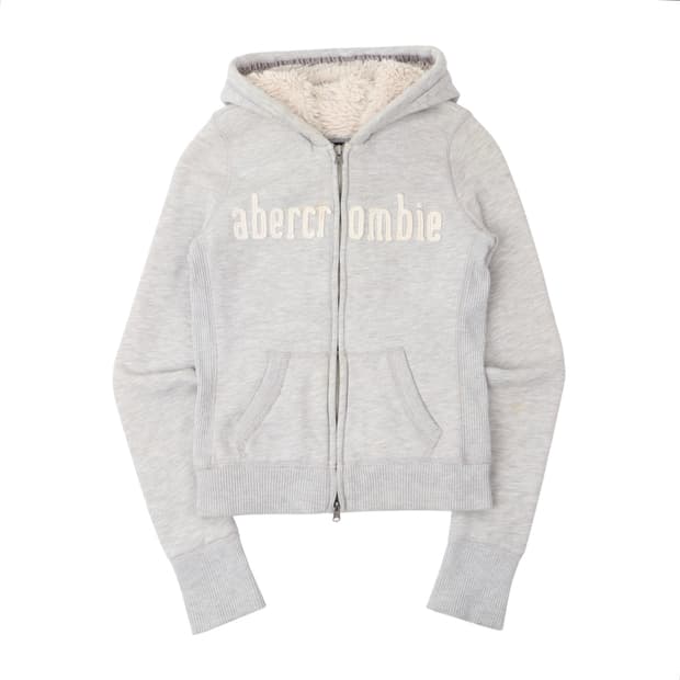 아베크롬비 그레이 쉐르파 후드집업