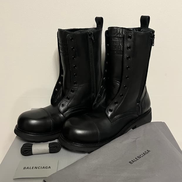 [42]발렌시아가 25fw 트럭 레이스업 부츠
