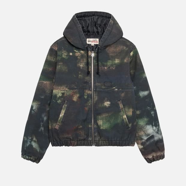 스투시 WORK JACKET STENPAT CAMO