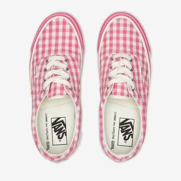 꼼데가르송 걸 x 반스 콜라보 핑크 스니커즈 새상품