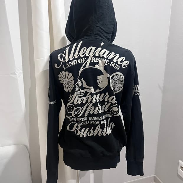 펑크 프린팅 후드집업 그런지y2k