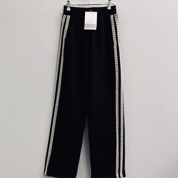 락케이크(ROCKCAKE) 사이드 레이스 와이드 트레이닝 팬츠