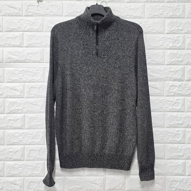 택포) CK 캘빈클라인 남성 반집업 니트 L