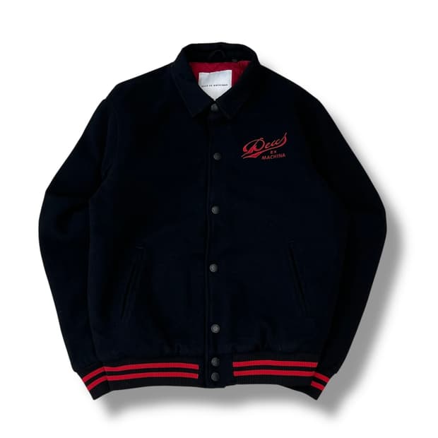 데우스 울 바시티 자켓 r1504