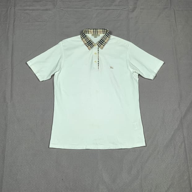 [버버리] 노바체크 카라 반팔 폴로 셔츠 | S00094