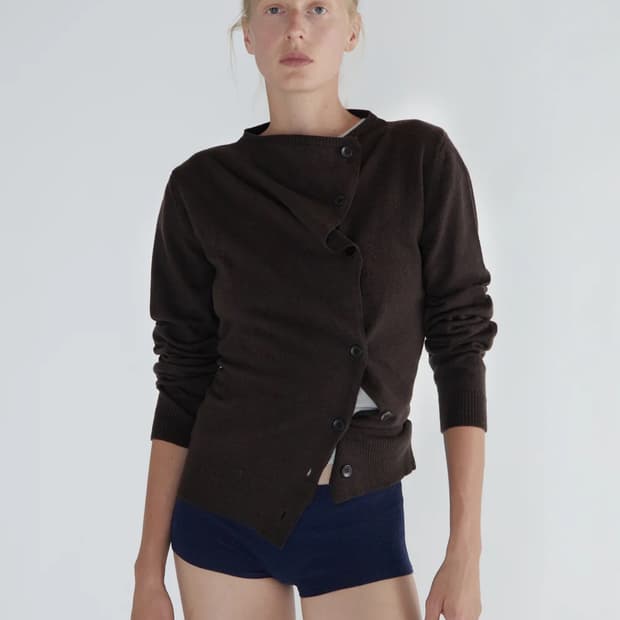 [S,M]팔로마울 Donalti 가디건/브라운