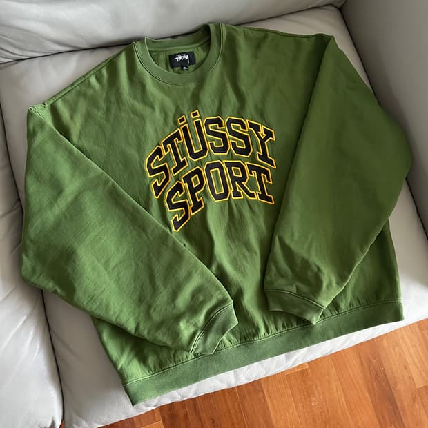 스투시 스포츠 릴렉스드 오버사이즈 맨투맨 XL