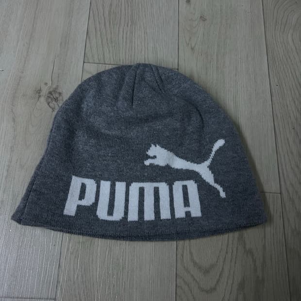 퓨마 비니 그레이 새상품