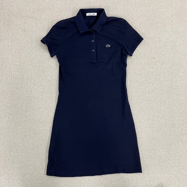 34 라코스테 피케 카라 원피스 0220M