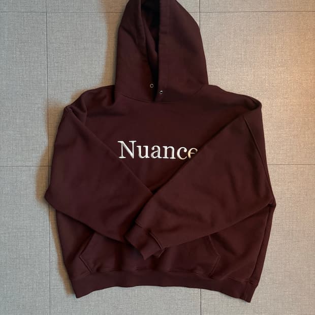 Nuance logo Burgundy Hoodie