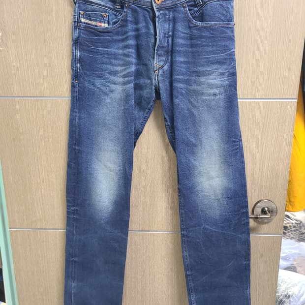 디젤 블루 데님 청바지 30