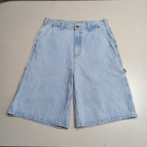 30 Magoodgan 빈티지 데님 버뮤다 연청 30-227