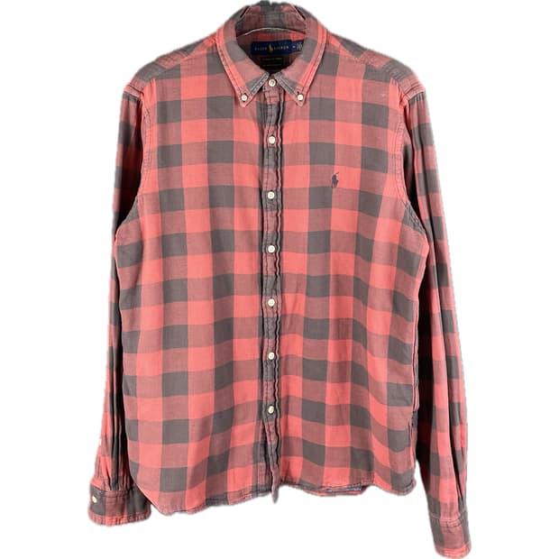 [M] 폴로 랄프로렌 플란넬 더블 페이스 셔츠 클래식핏 QR인증