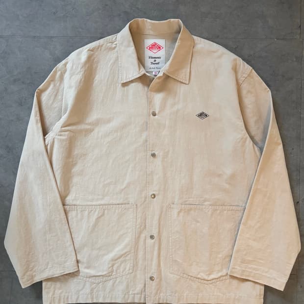 DANTON 단톤 25SS 린넨 라이트 커버올 자켓