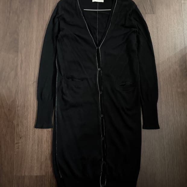 산드로 캐시미어 롱 가디건