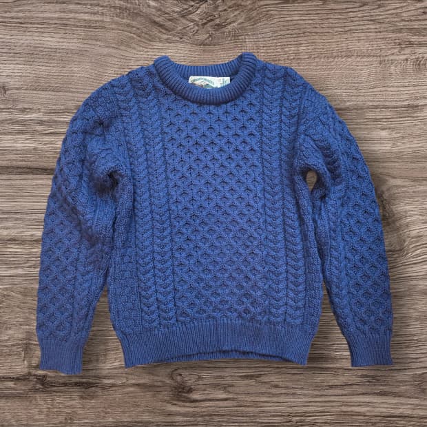 Vintage aran crafts fisherman knit