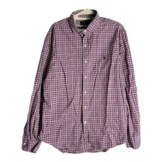 [POLO RALPH LAUREN] 폴로랄프로렌 클래식핏 퍼플 체크 셔츠