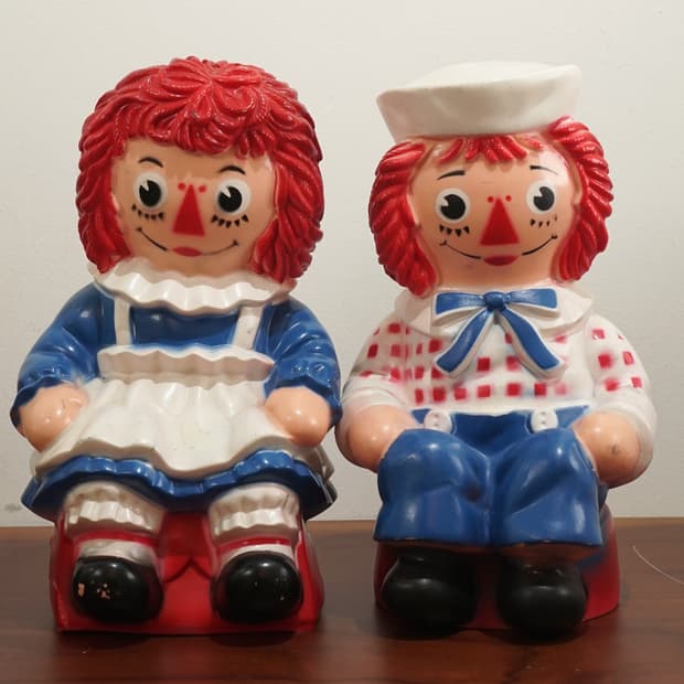 1972년 래기디 앤&앤디 저금통 세트