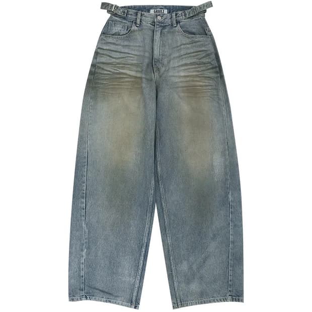 [2] 그레일즈 코티드 벌룬 데님 팬츠