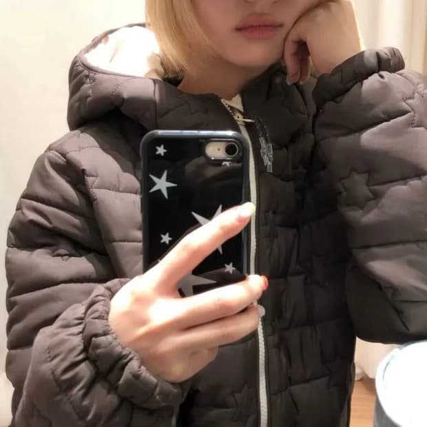 초코바닐라 스타 푸퍼 경량패딩