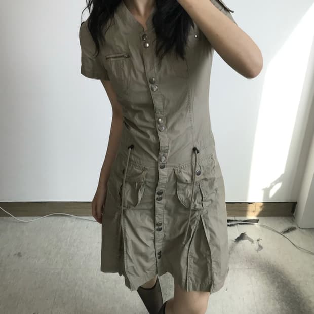 빈티지 카고 원피스
