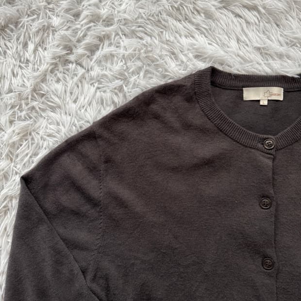 LOGOS 일본빈티지 니트 가디건 로고스 빈티지니트가디건 로고스가디건